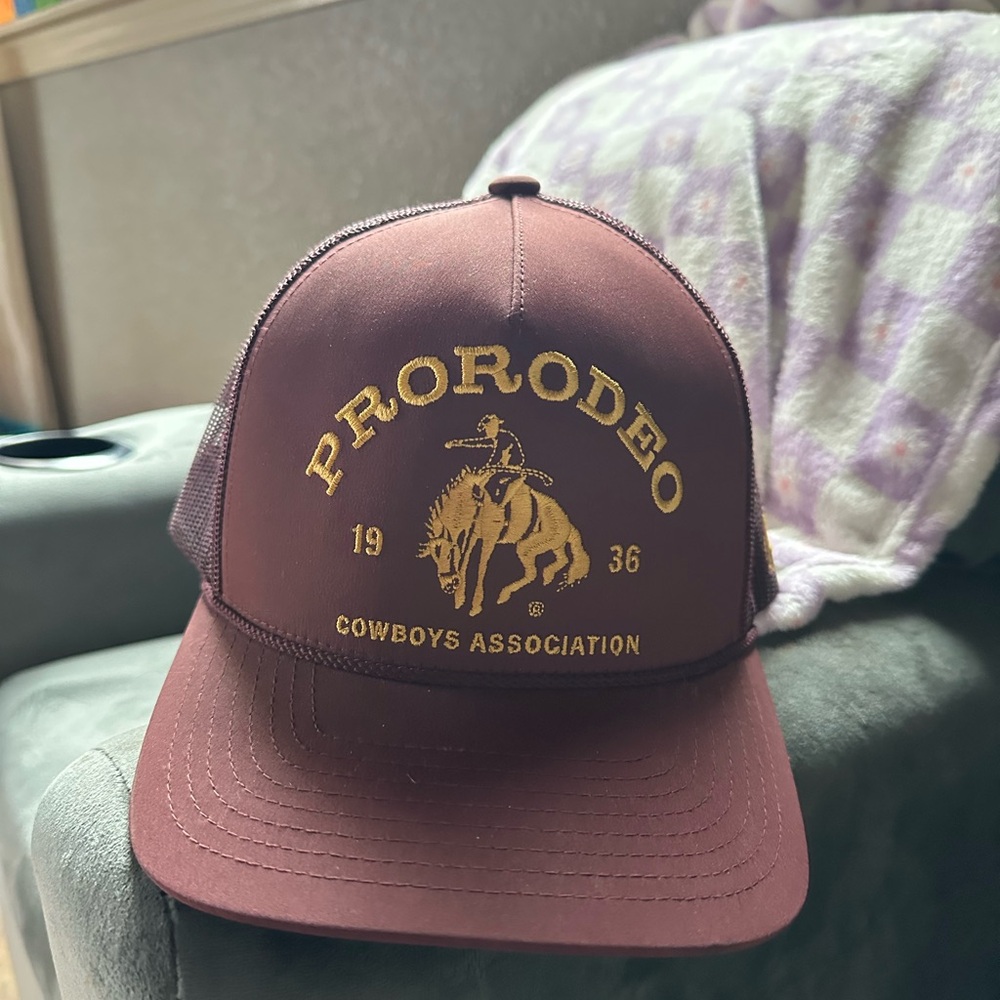 Hooey Maroon Pro Rodeo Hat
